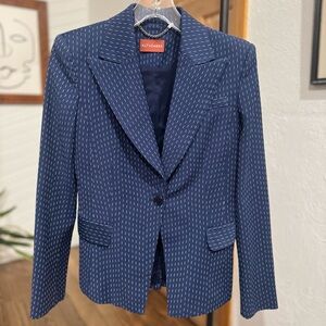 Altuzarra Kaiyo Blazer Jacket Navy Dash